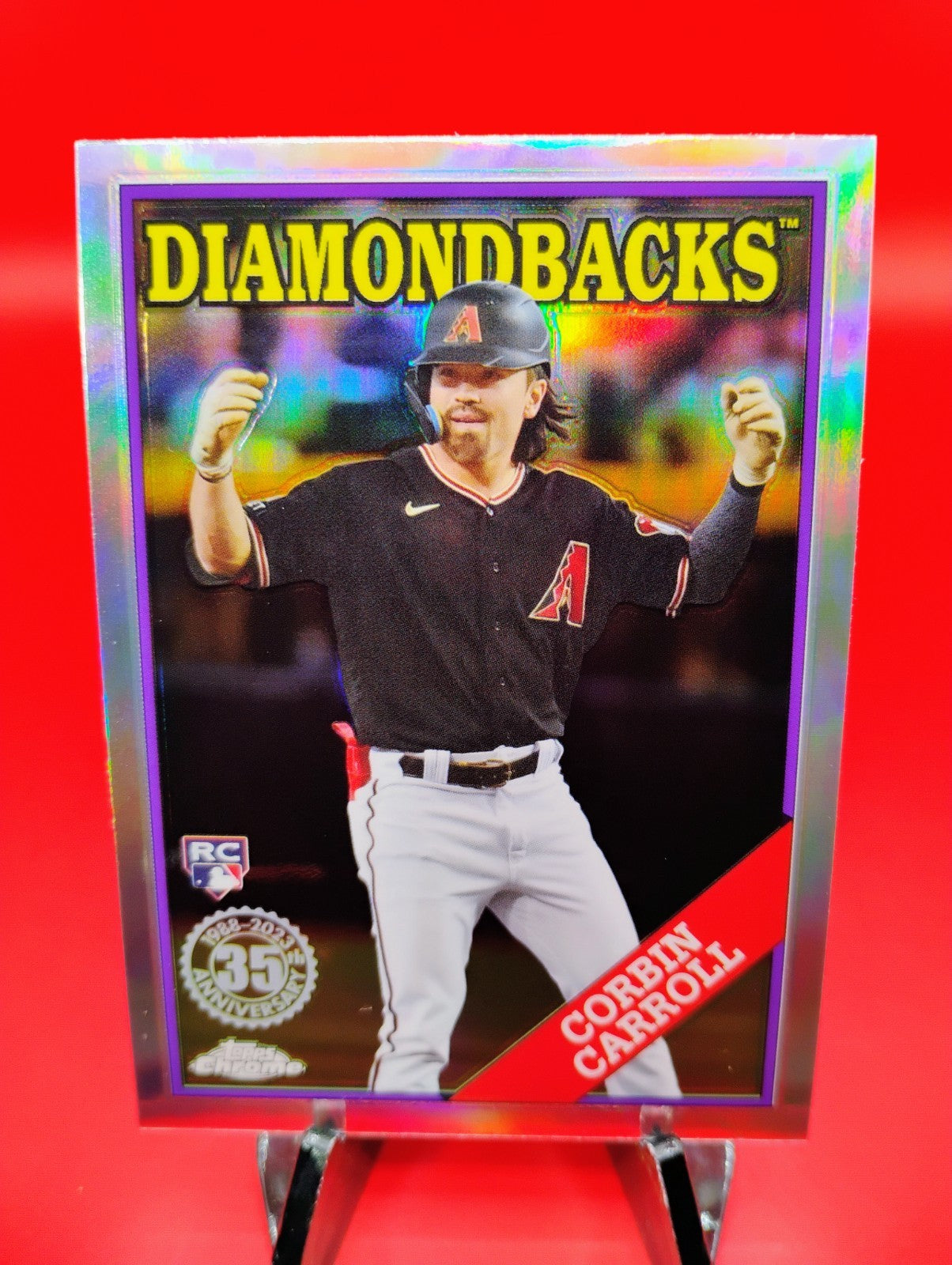 Corbin Carroll 2023 Topps Chrome 35th Anniversary 1988  RC Refractor #88CU-20 💎