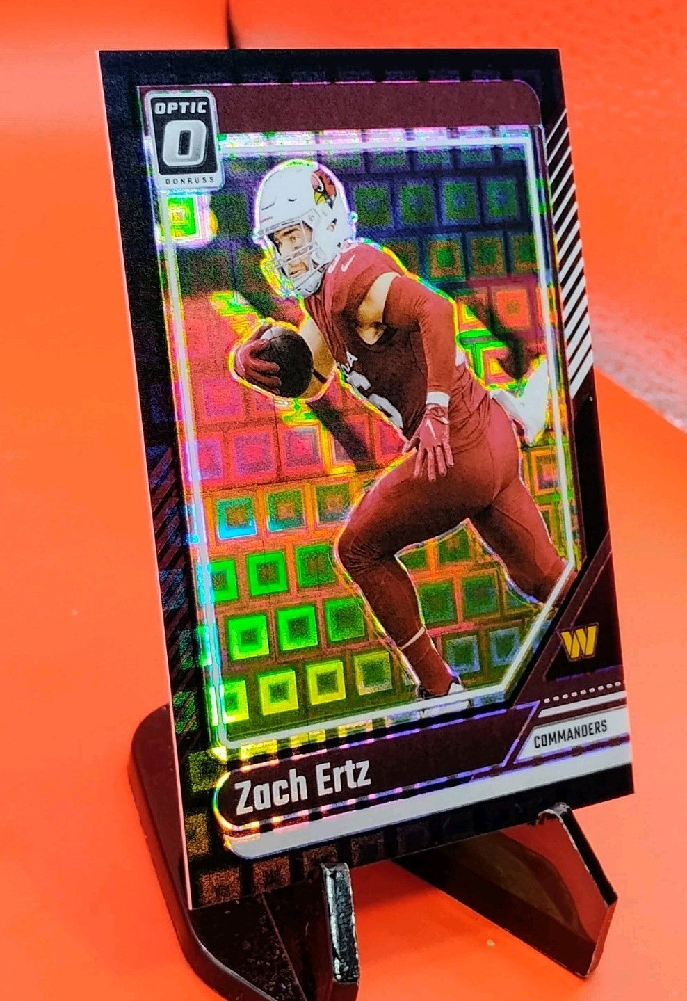 Zach Ertz 2024 Donruss Optic #197 Black Pandora Prizm #20/25 Arizona Cardinals