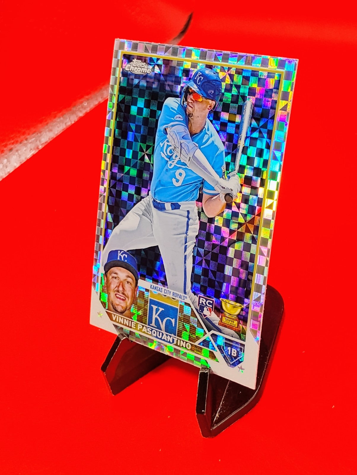 Vinnie Pasquantino 2023 Topps Chrome RC #119 X-Fractor K.C. Royals Rookie 🔥💎