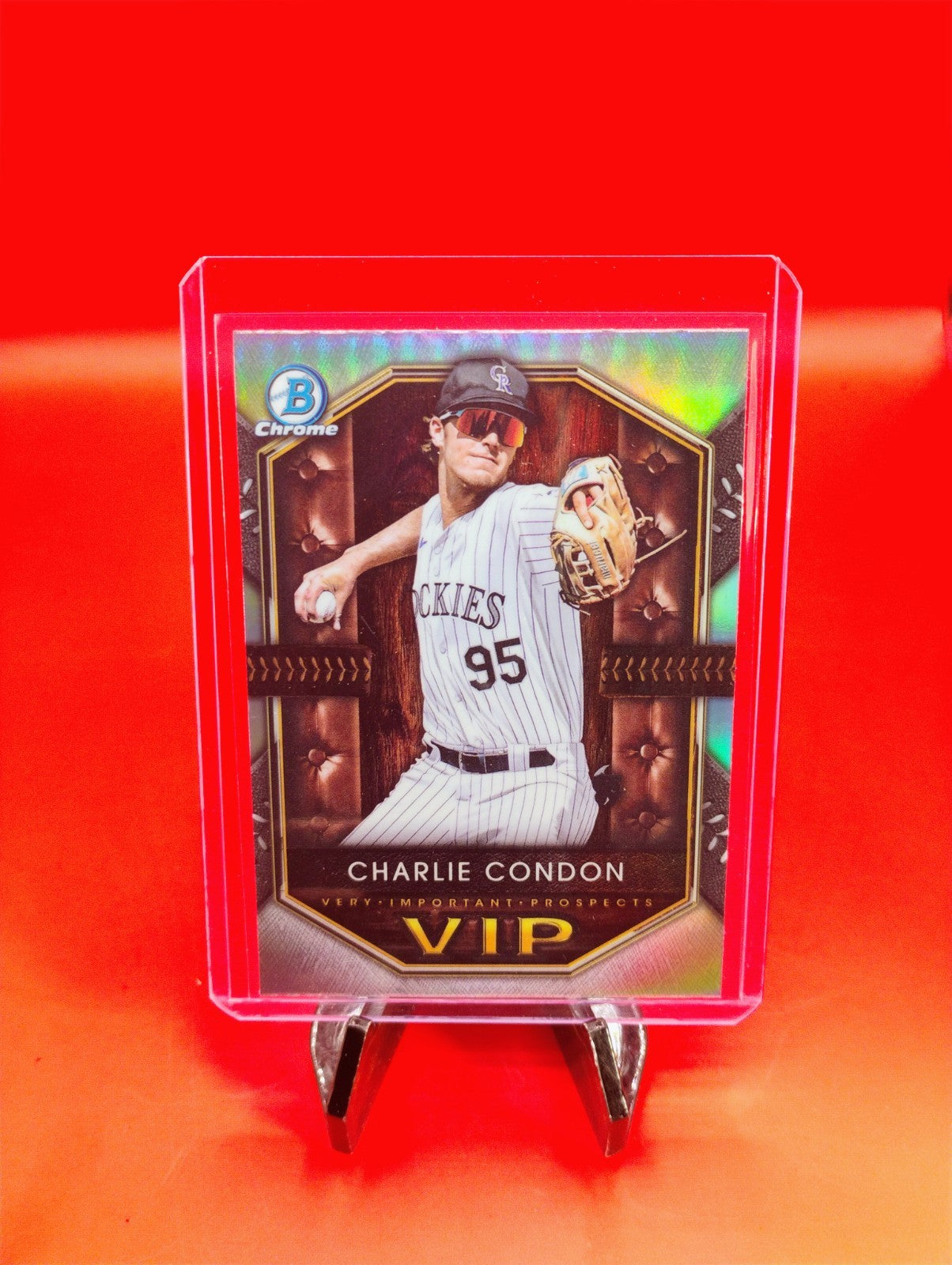 Charlie Condon 2025 Bowman Baseball Very Important Prospect #VIP-9 Rockies #2 🔥