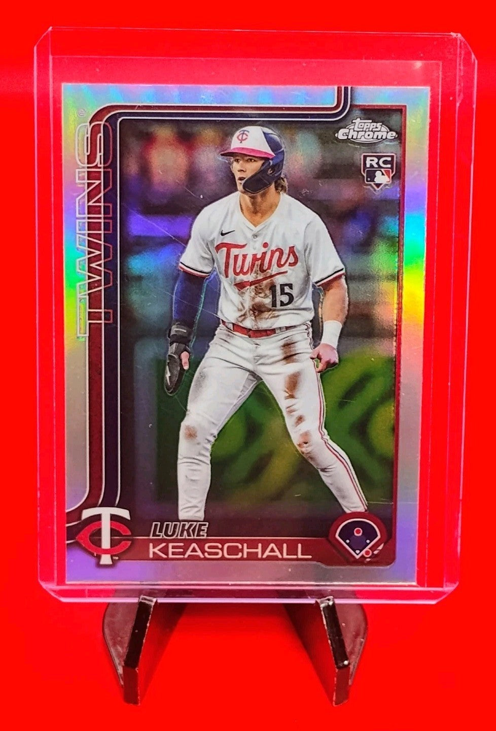 Luke Keaschall 2025 Topps Chrome Update Refractor #USC106 RC  Minnesota Twins 🔥