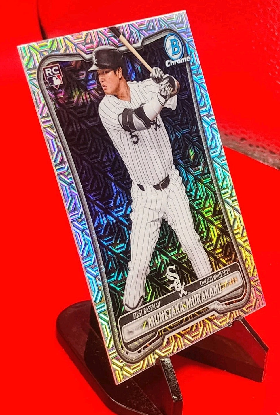 Munetaka Murakami 2026 Bowman Chrome RC #9 Rookie Mojo Refractor White Sox ROTY?