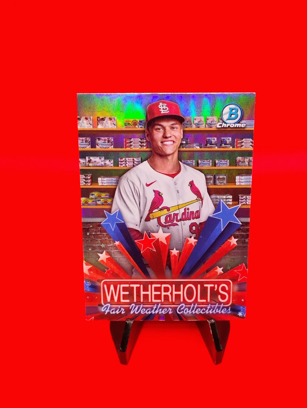 JJ Wetherholt 2025 Bowman Baseball Hobby Stars Fair Wether Collectibles #HS-1 🔥