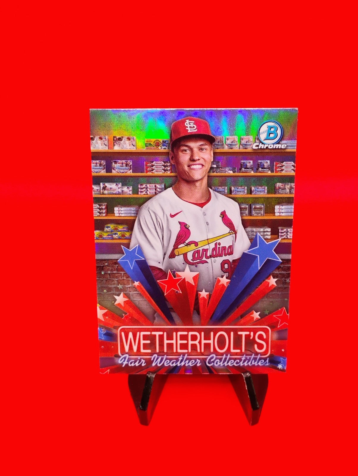 JJ Wetherholt 2025 Bowman Baseball Hobby Stars Fair Wether Collectibles #HS-1 🔥