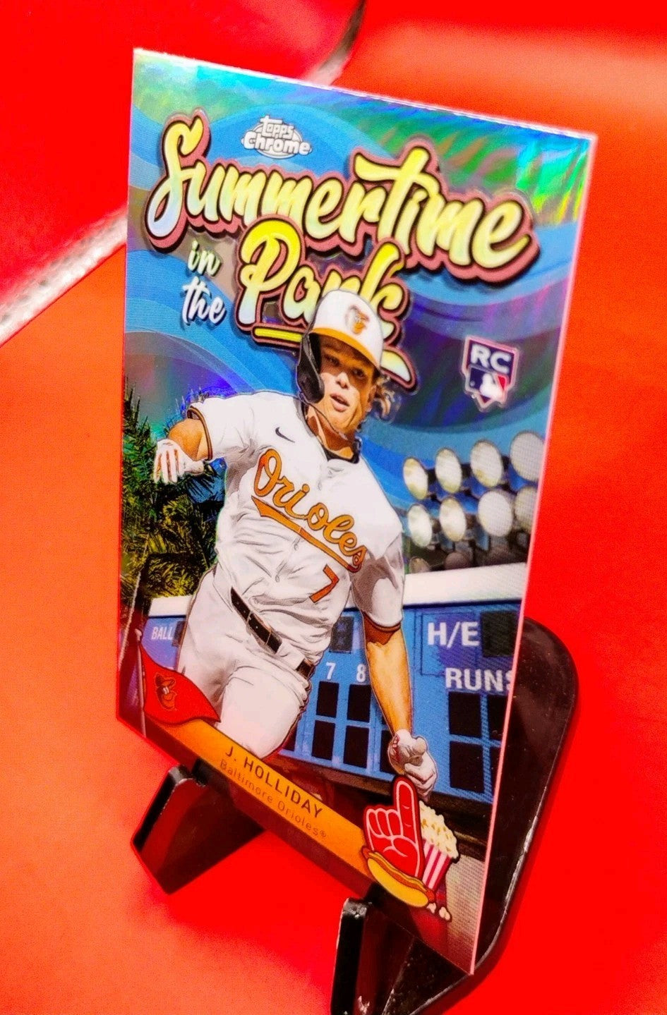 Jackson Holliday 2024 Topps Chrome Summer in the Park Refractor RC #SITP-8 🔥