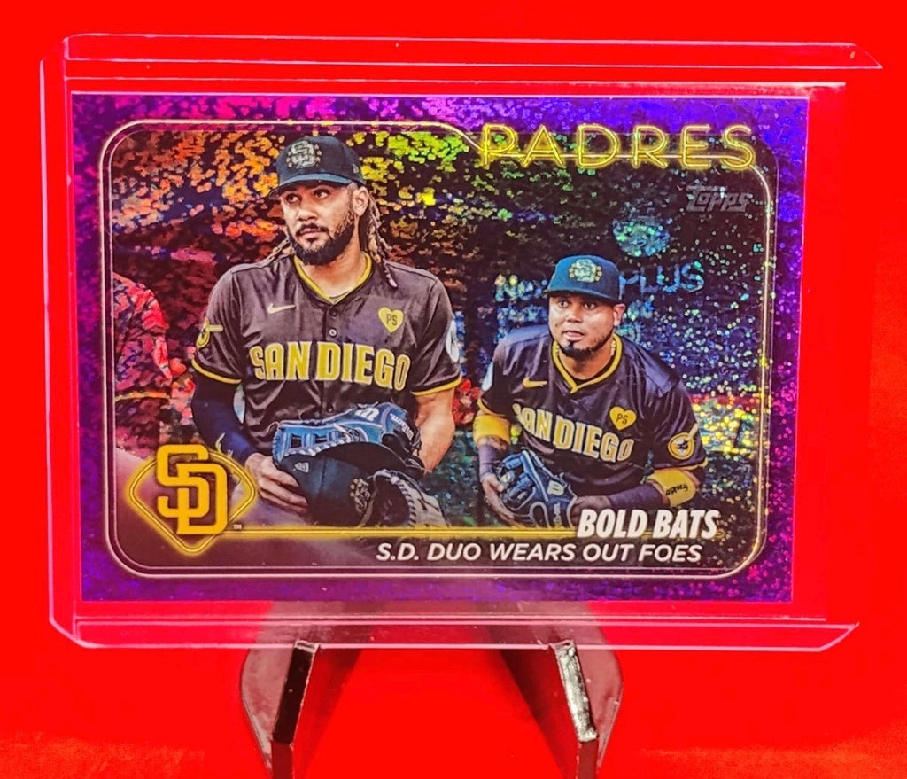 Fernando Tatis Jr. & Luis Arraez 2024 Topps Update #US88 Purple Foil #321/799 🔥