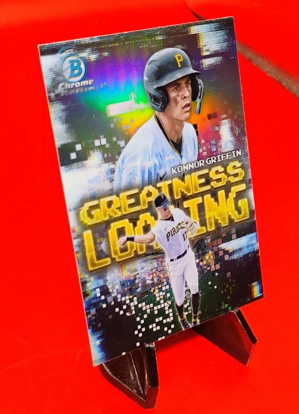 Konnor Griffin 2025 Bowman Chrome Greatness Loading RC GL-13 Pirates Rookie! 🔥