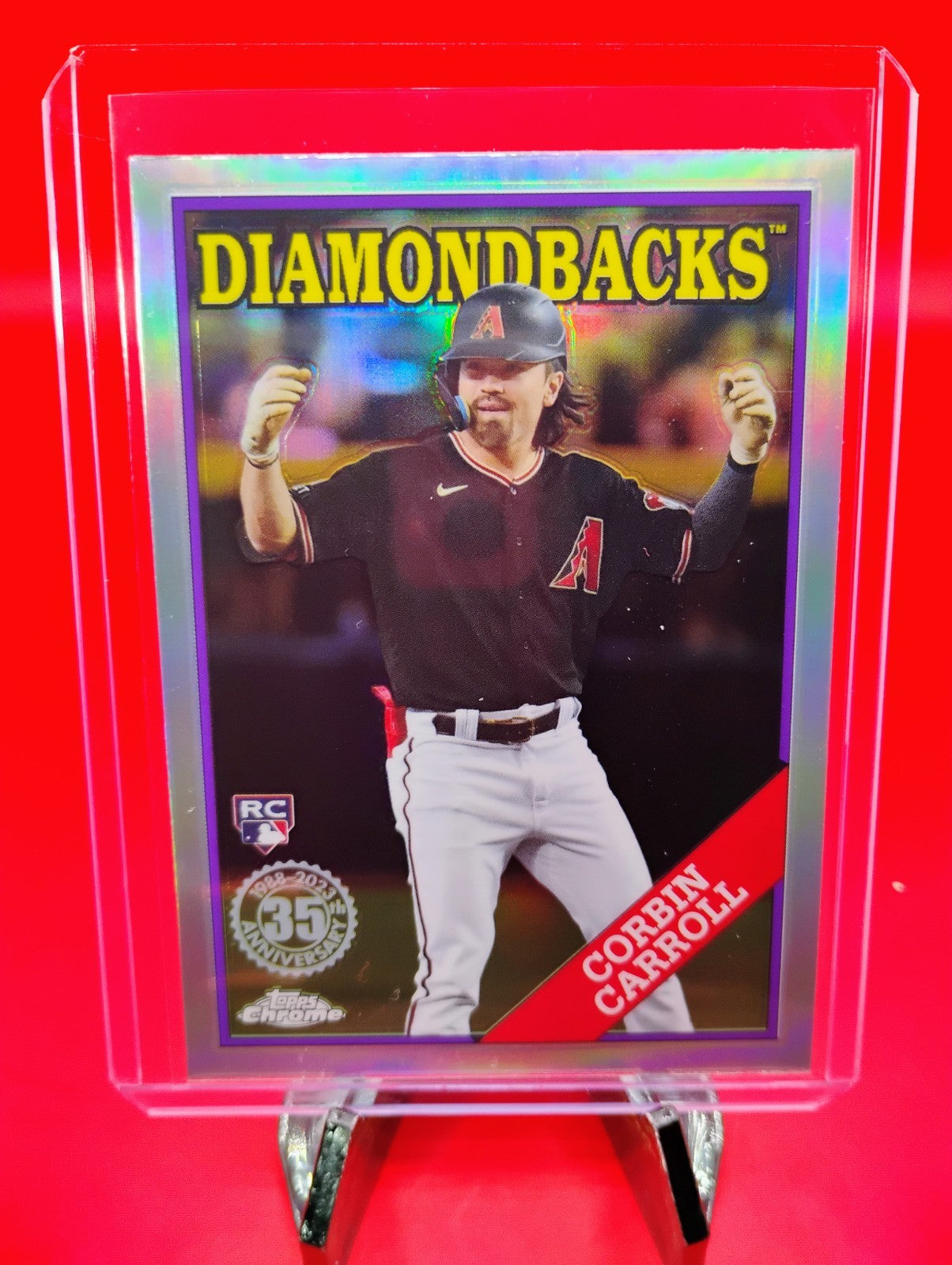 Corbin Carroll 2023 Topps Chrome 35th Anniversary 1988  RC Refractor #88CU-20 💎