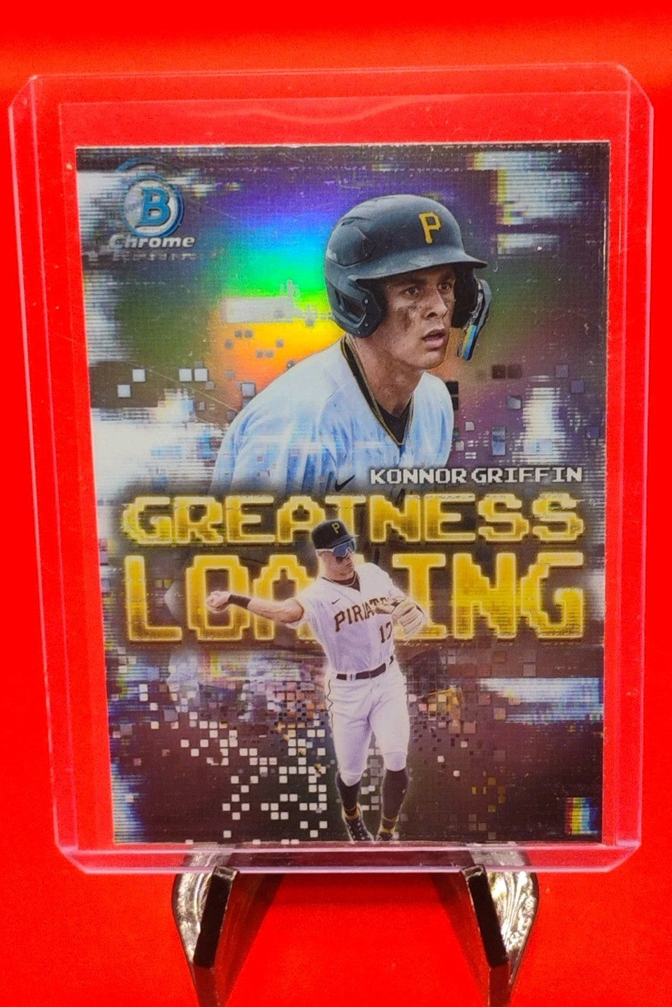 Konnor Griffin 2025 Bowman Chrome Greatness Loading RC GL-13 Pirates Rookie! 🔥