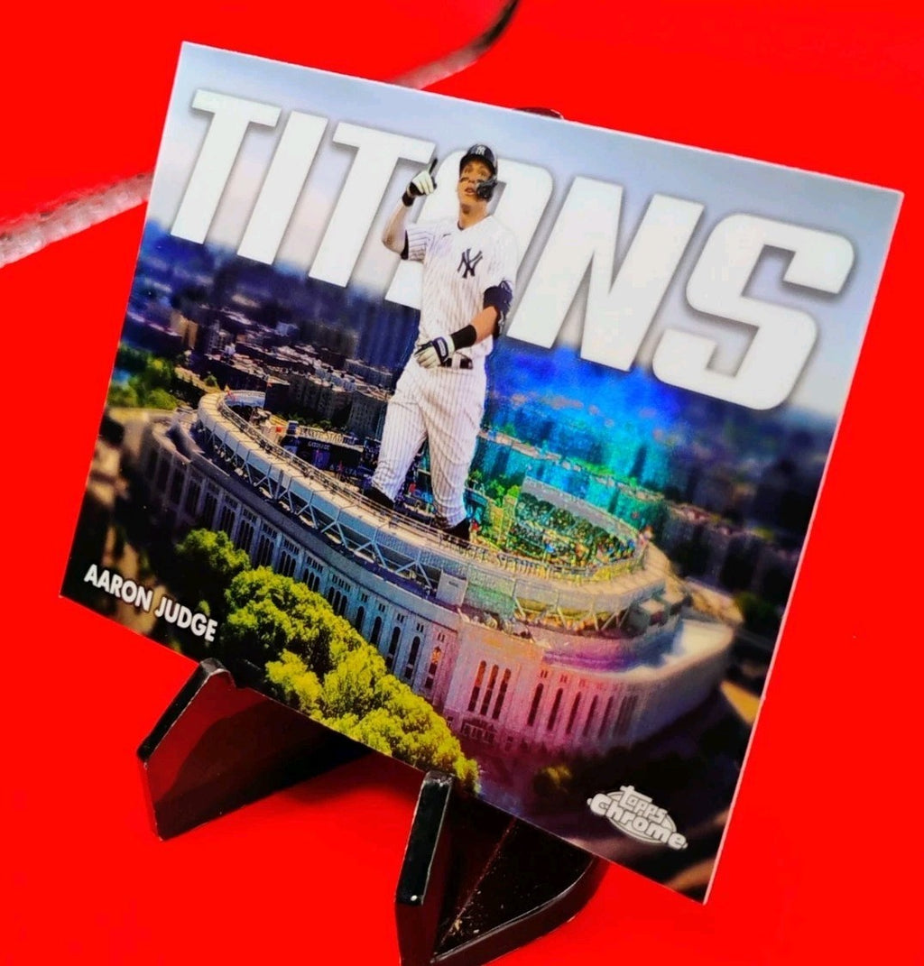Aaron Judge 2023 Topps Chrome Update - #CT-11 TITANS Insert Yankees MVP 💎🔥