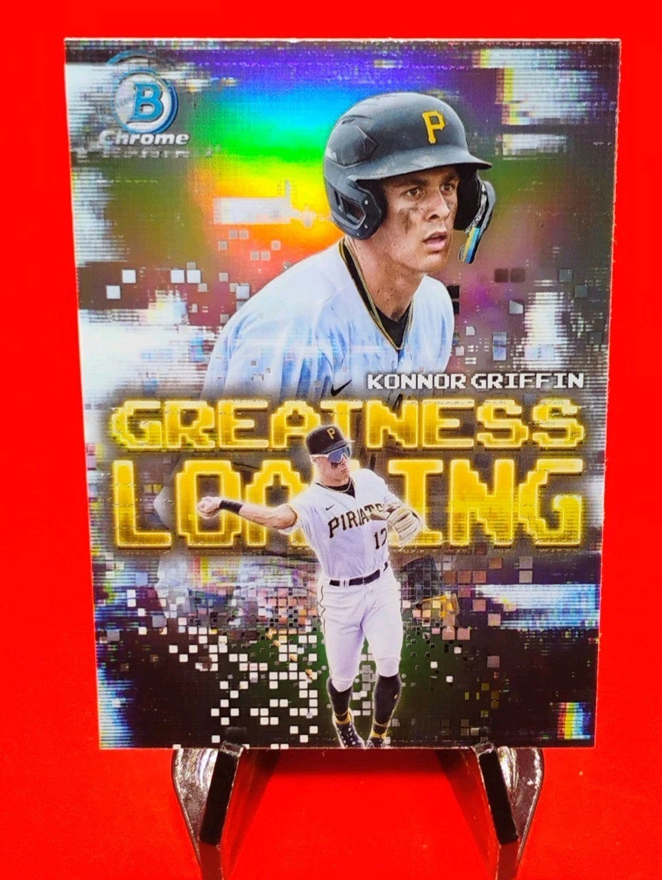Konnor Griffin 2025 Bowman Chrome Greatness Loading RC GL-13 Pirates Rookie! 🔥