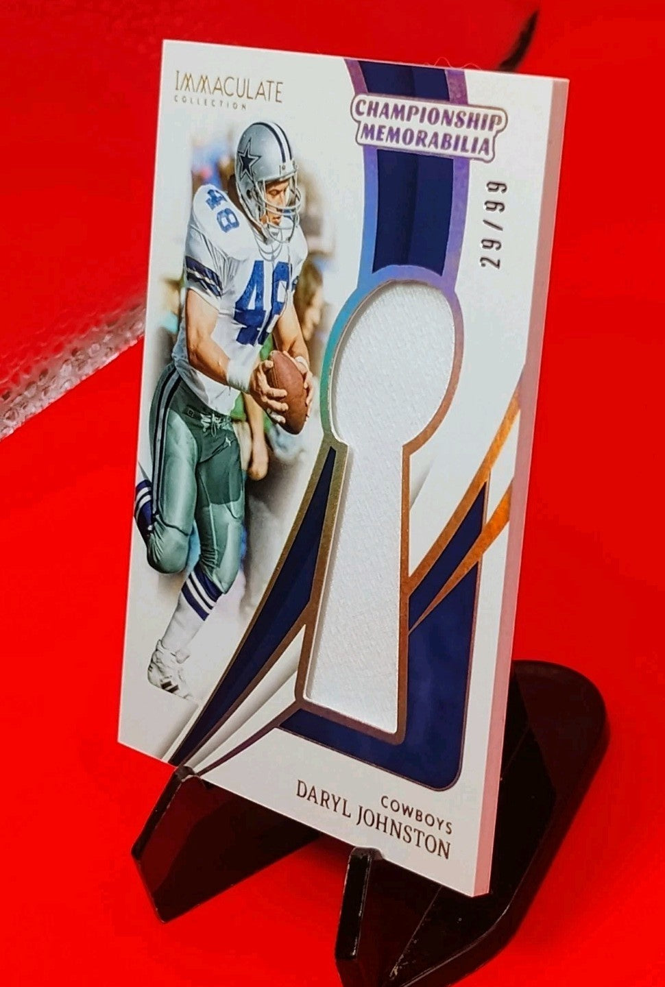 Daryl Johnston 2024 Panini Immaculate Championship Memorabilia #CM-DJN - #29/99