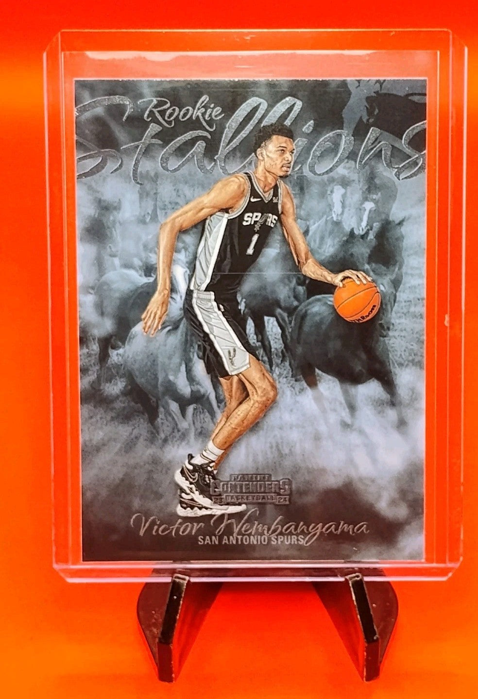 Victor Wembanyama 2023-24 Panini Contenders Rookie Stallions #21 (RC)  👽🔥