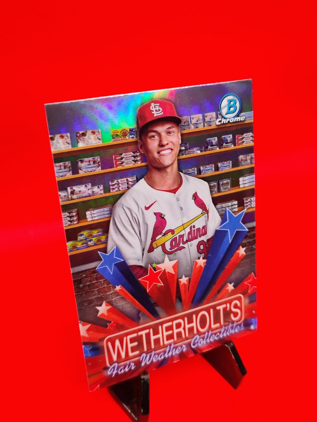 JJ Wetherholt 2025 Bowman Baseball Hobby Stars Fair Wether Collectibles #HS-1 🔥