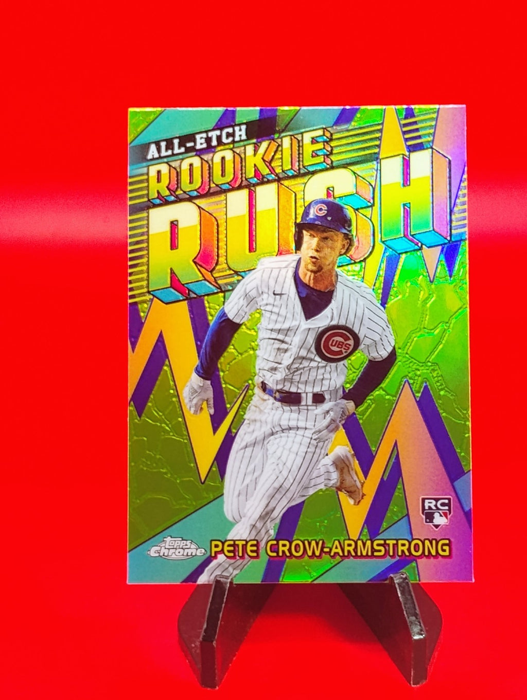 Pete Crow-Armstrong 2024 Topps Chrome All-Etch Rookie Rush Insert #CERR-7 (RC)🔥