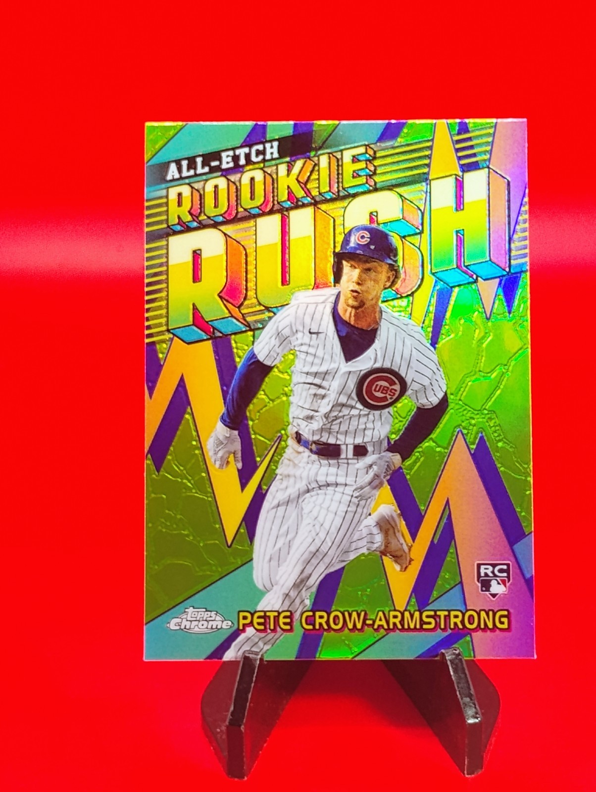 Pete Crow-Armstrong 2024 Topps Chrome All-Etch Rookie Rush Insert #CERR-7 (RC)🔥