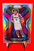 Tyrese Maxey 2020-21 Prizm RC #256 Silver Hyper Prizm Rookie Philadelphia 76ers