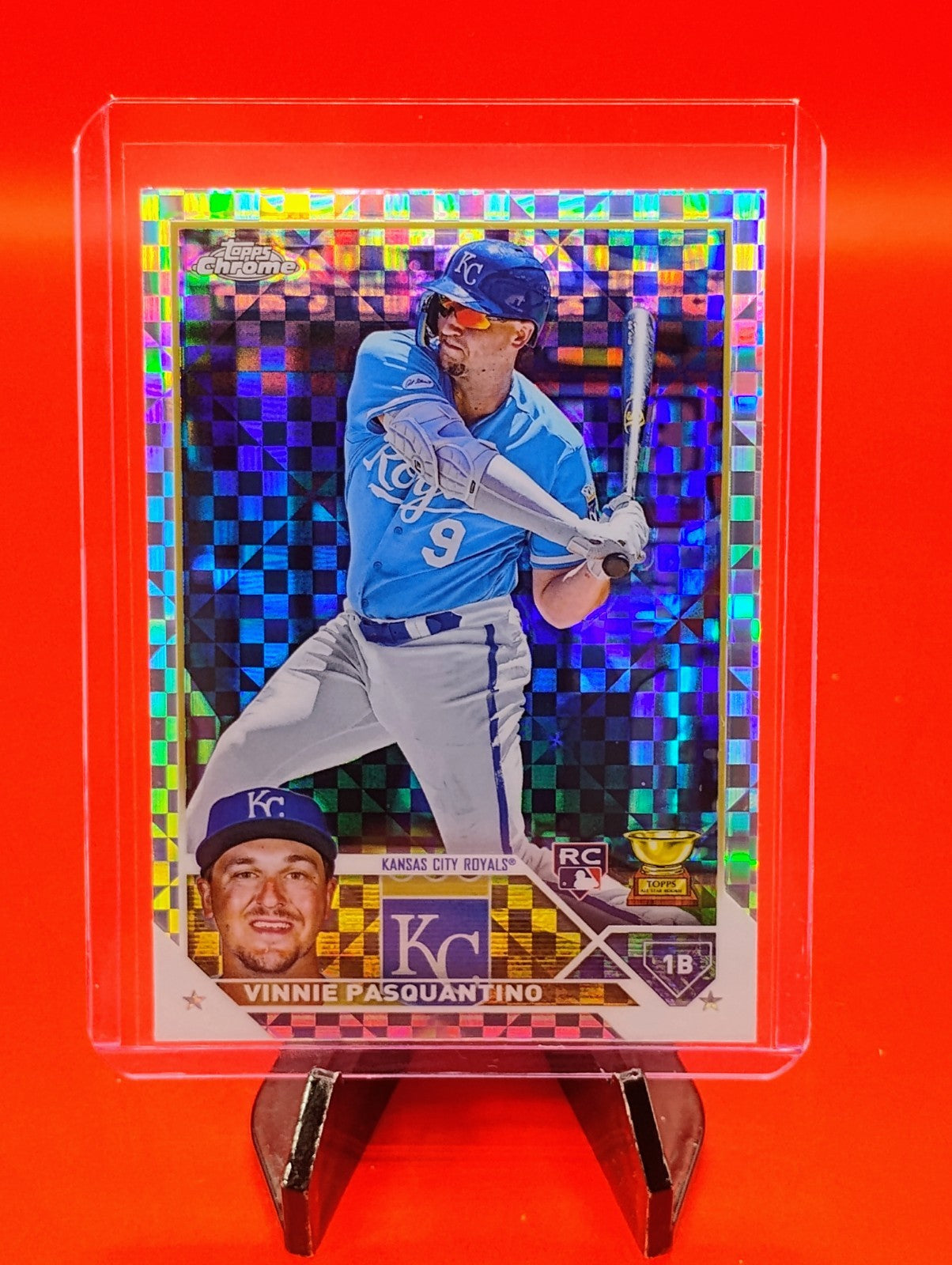 Vinnie Pasquantino 2023 Topps Chrome RC #119 X-Fractor K.C. Royals Rookie 🔥💎