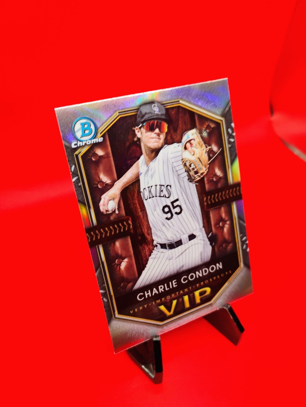 Charlie Condon 2025 Bowman Baseball Very Important Prospect #VIP-9 Rockies #2 🔥