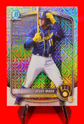 Jésus Made 2025 Bowman Chrome Prospects #BCP-50 Mojo Refractor (RC) Brewers