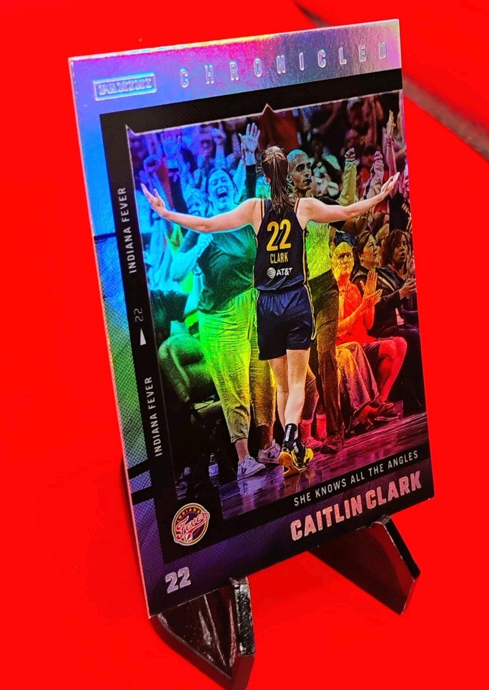 Caitlin Clark 2025 Panini Chronicled WNBA Holo #24 Fever
