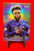 2024 Topps Stadium Club - Junior Caminero #223 Chrome Refractor (RC)