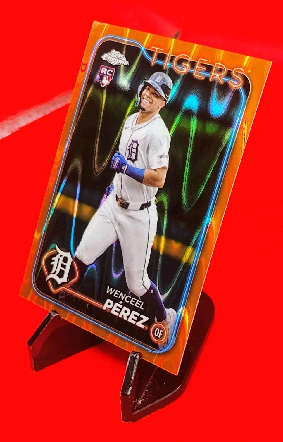 Wenceel Pérez 2024 Topps Chrome Update  RC #USC167 Orange Lava Refractor #16/25