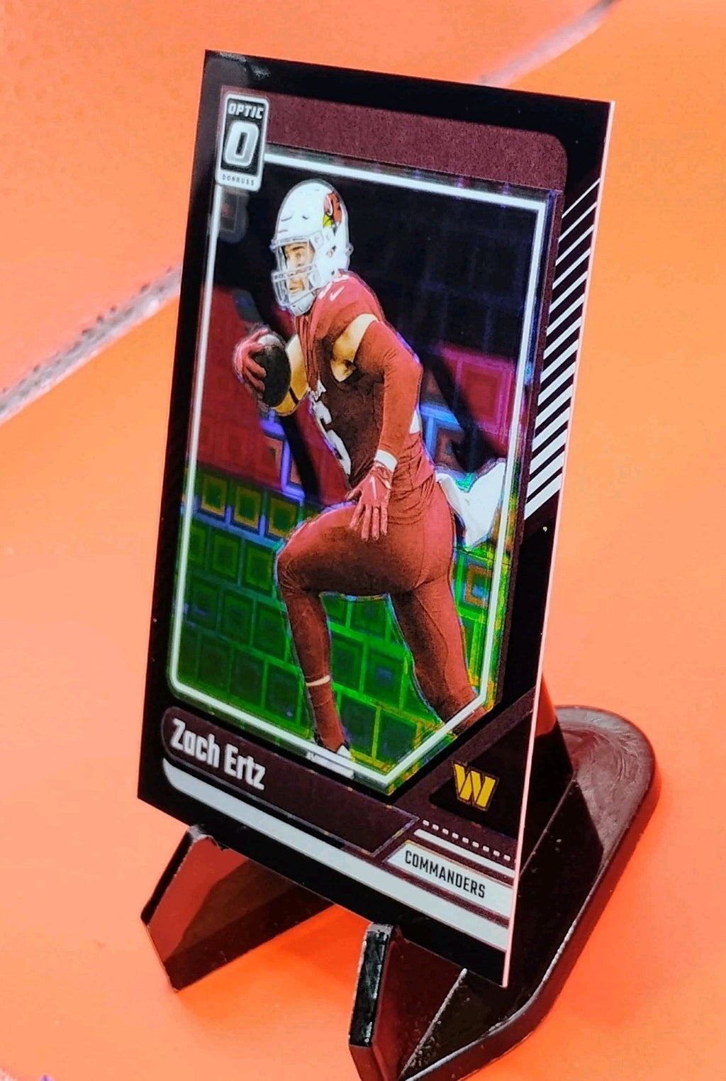 Zach Ertz 2024 Donruss Optic #197 Black Pandora Prizm #20/25 Arizona Cardinals