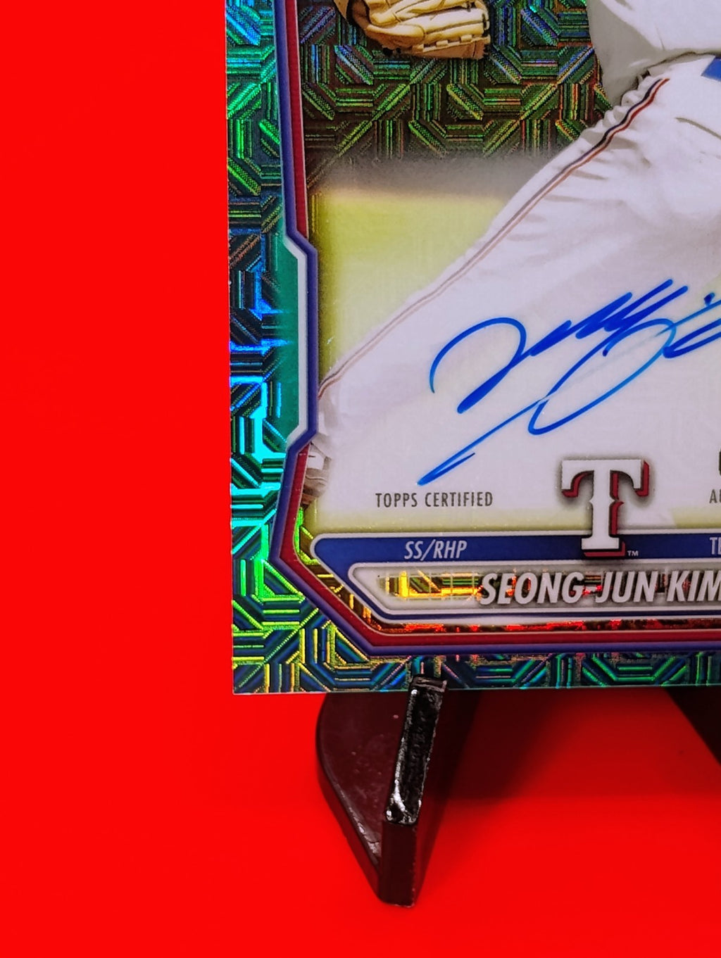 Seong Jun-Kim 2026 Bowman Chrome #BMA-SK Aqua Mojo Refractor #13/125 Jersey # 🔥