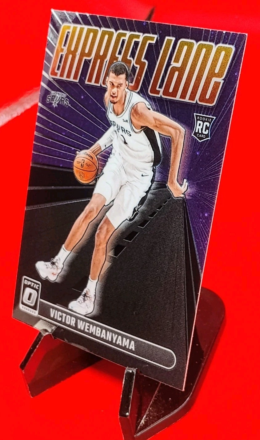 Victor Wembanyama 2023-24 Panini Donruss Optic Express Lane #8 Rookie Insert👽🔥