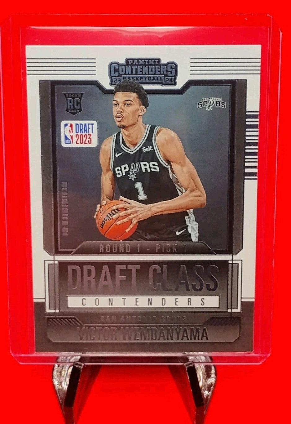 Victor Wembanyama 2023-24 Contenders Basketball Draft Class Contenders #9 RC👽