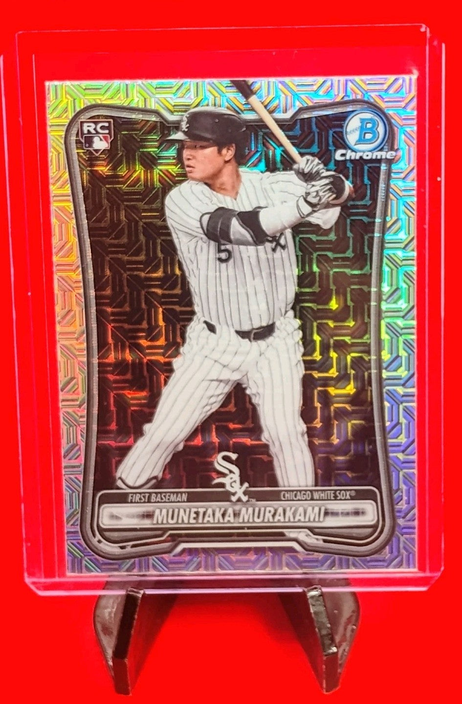 Munetaka Murakami 2026 Bowman Chrome RC #9 Rookie Mojo Refractor White Sox ROTY?
