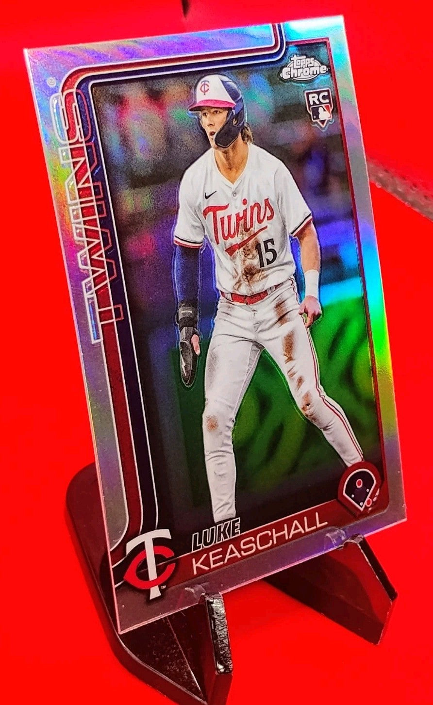 Luke Keaschall 2025 Topps Chrome Update Refractor #USC106 RC  Minnesota Twins 🔥