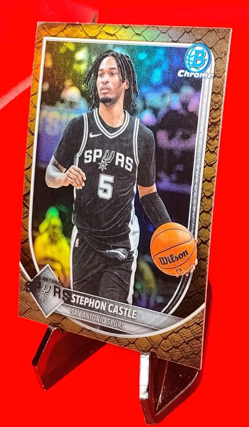 Stephon Castle 2025 Bowman Chrome #BCV-145 Reptilian Refractor