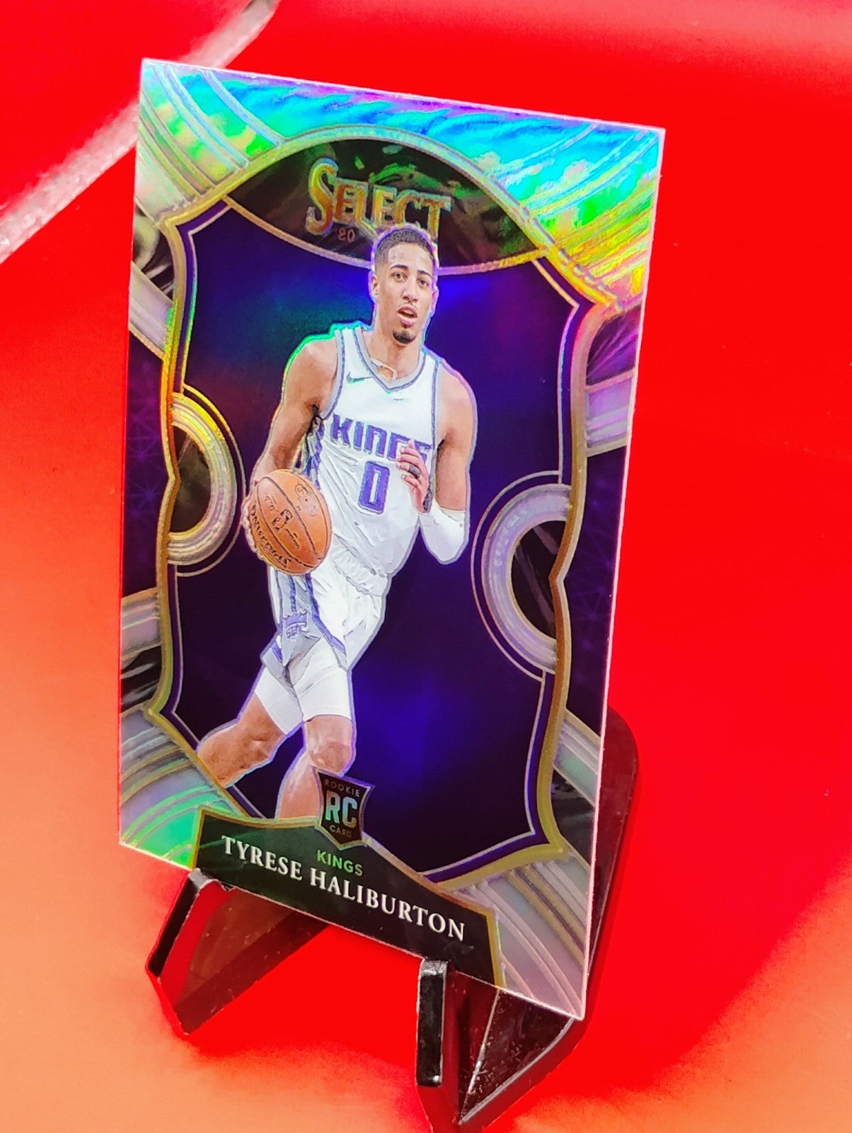 Tyrese Haliburton 2020-21 Panini Select Concourse #72 Silver Prizm Pacers RC 💎