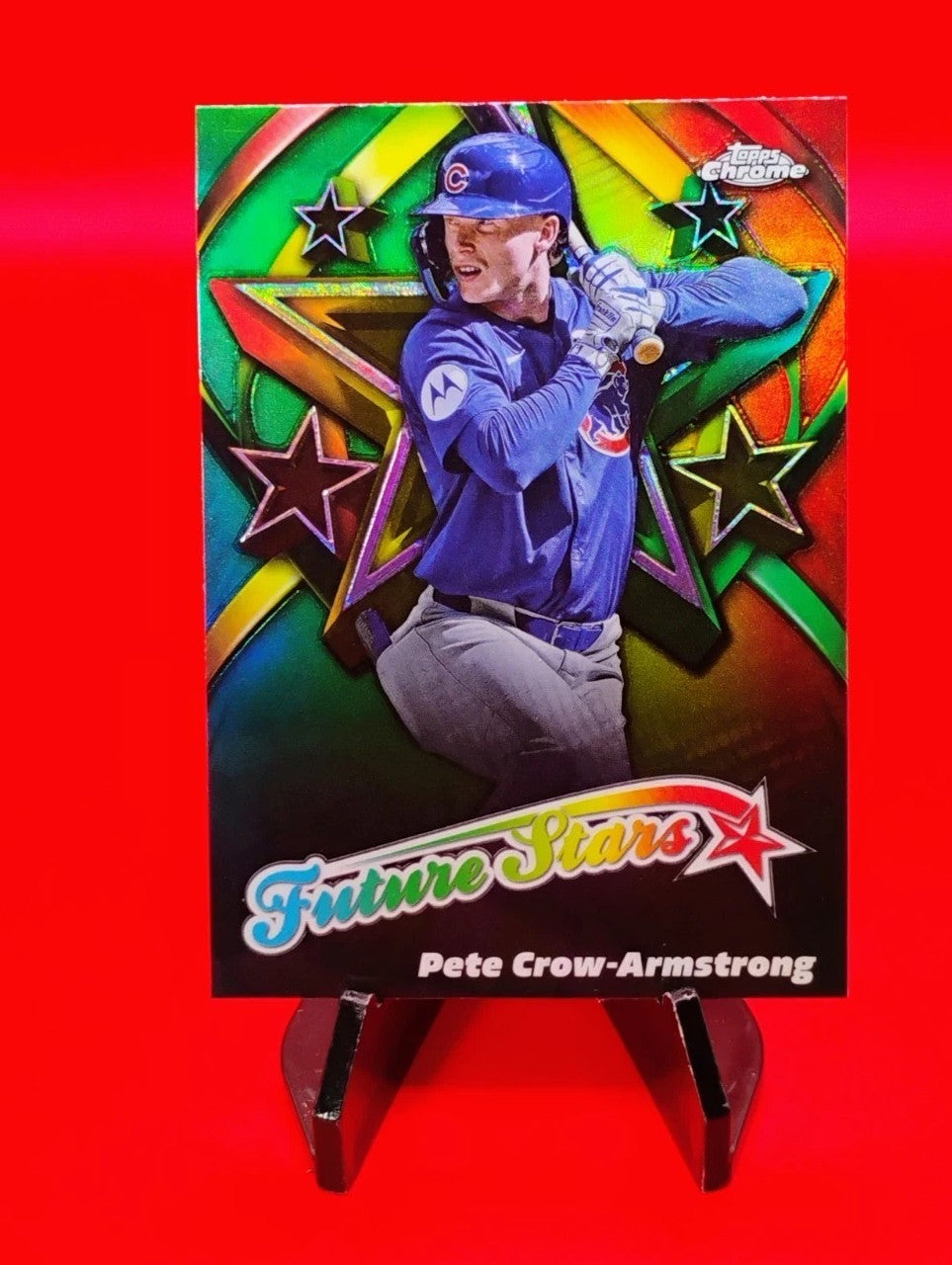Pete Crow Armstrong 2025 Topps Chrome Future Stars #FS-8 Refractor Cubs PCA 💎