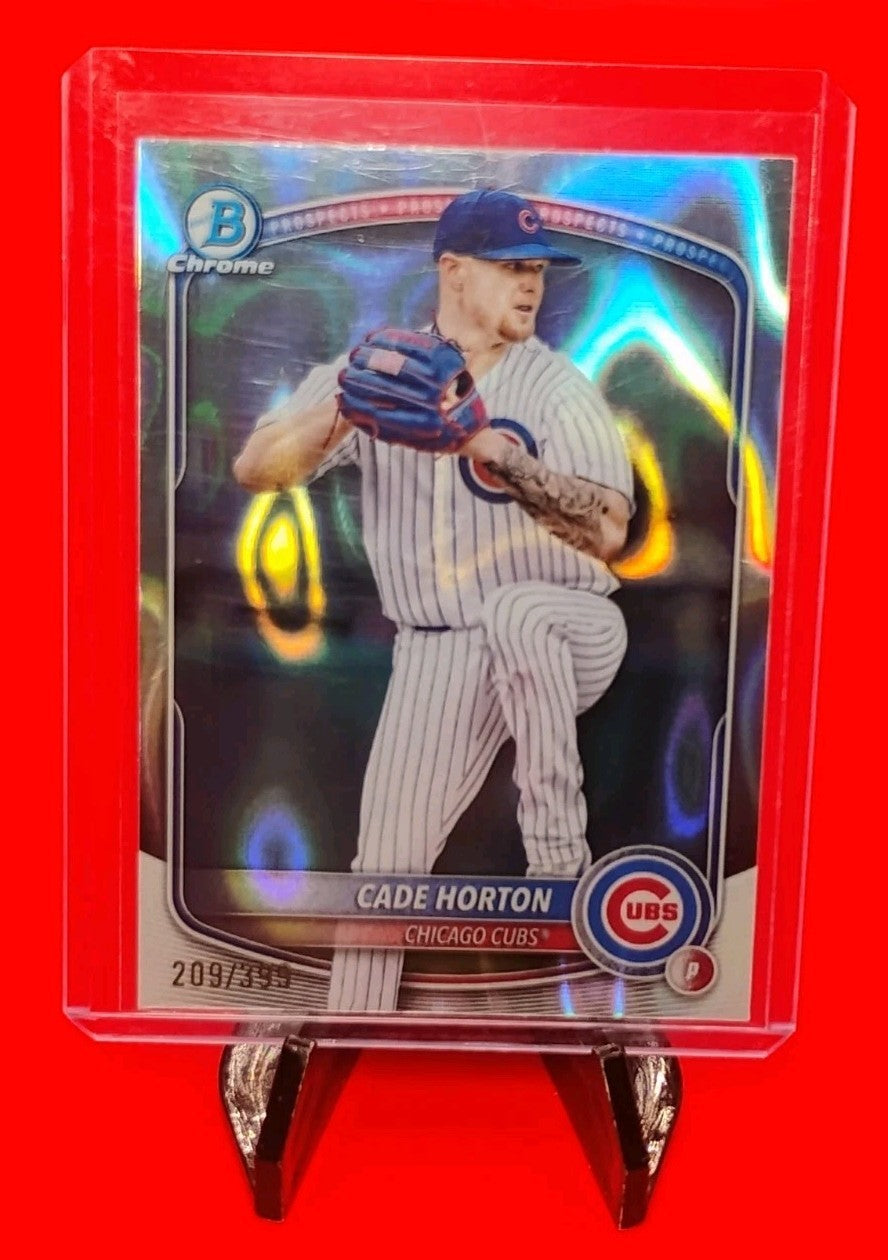 Cade Horton 2025 Bowman Chrome Prospects #BCP-10 Lava Refractor #209/399 Cubs RC