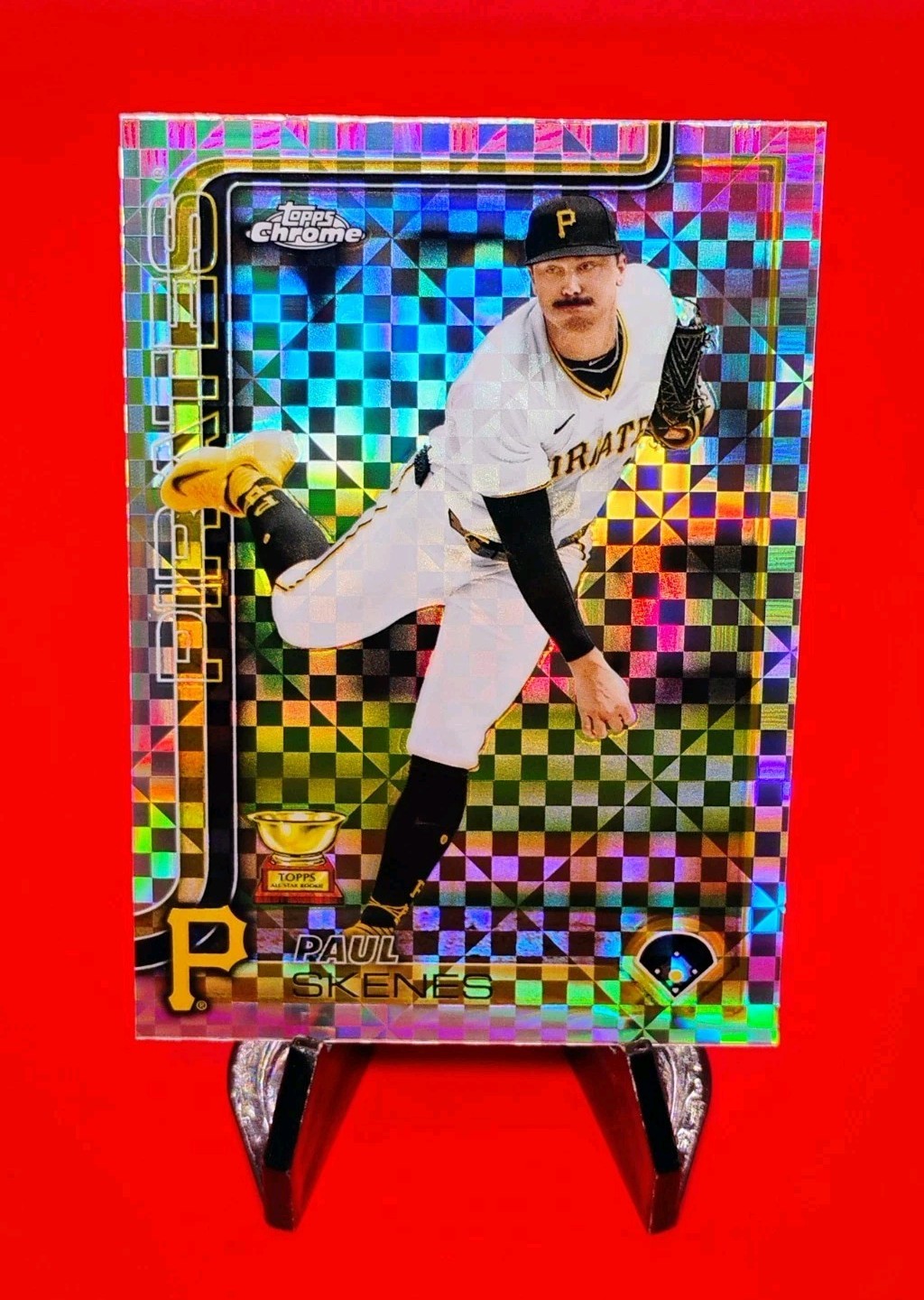 Paul Skenes 2025 Topps Chrome #300 Rookie Cup XFractor - Pittsburgh Pirates 💎🔥