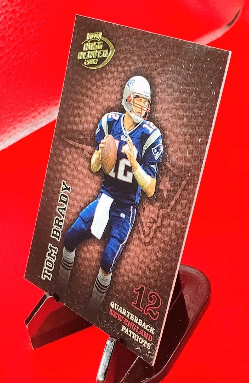 Tom Brady 2003 Playoff Hogg Heaven Insert #86 New England Patriots GOAT 🔥