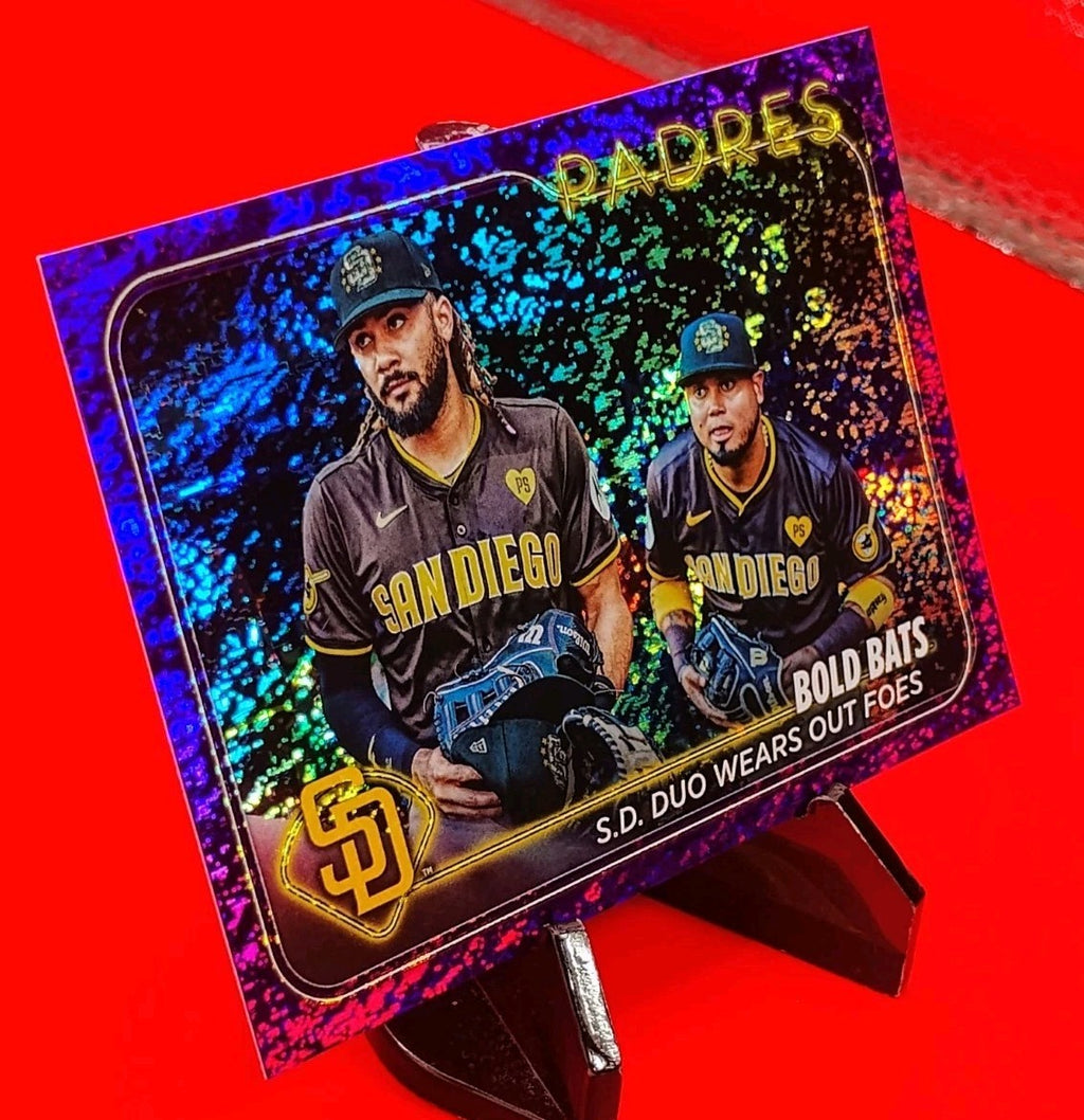 Fernando Tatis Jr. & Luis Arraez 2024 Topps Update #US88 Purple Foil #321/799 🔥