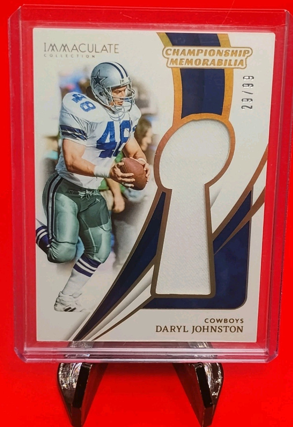 Daryl Johnston 2024 Panini Immaculate Championship Memorabilia #CM-DJN - #29/99