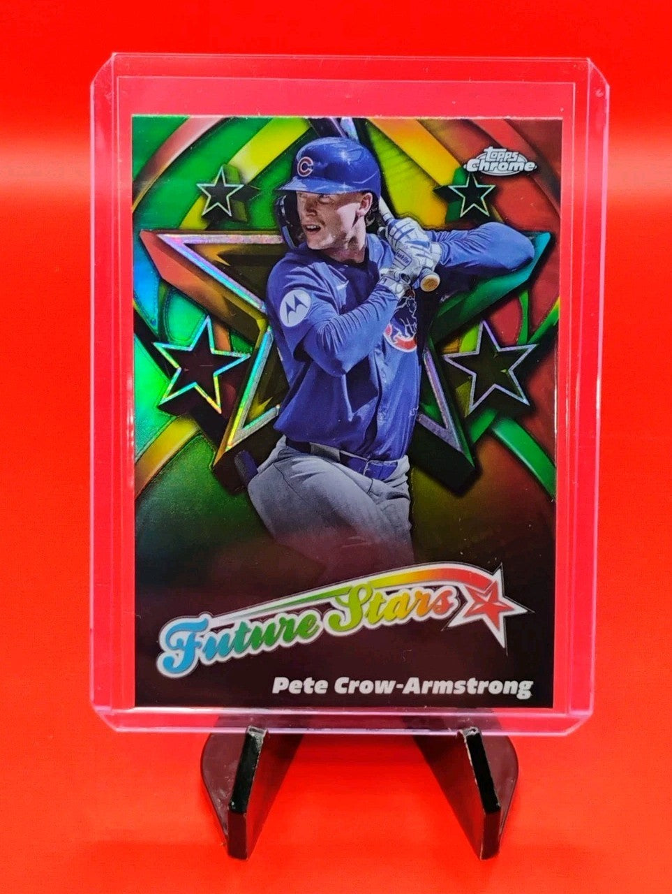 Pete Crow Armstrong 2025 Topps Chrome Future Stars #FS-8 Refractor Cubs PCA 💎