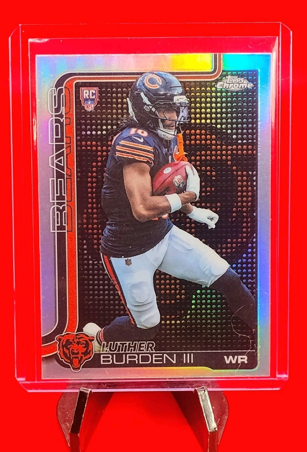 Luther Burden III 2025 NFL Topps Chrome RC #334 Lightboard Logo Refractor SSP 💎