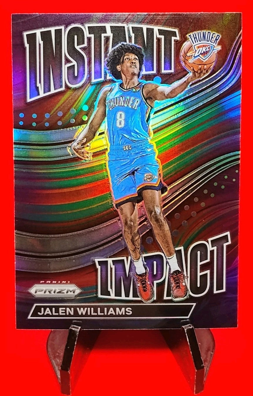 Jalen Williams 2022-23 Panini Prizm Instant Impact #11 Rookie Silver Prizm (RC)