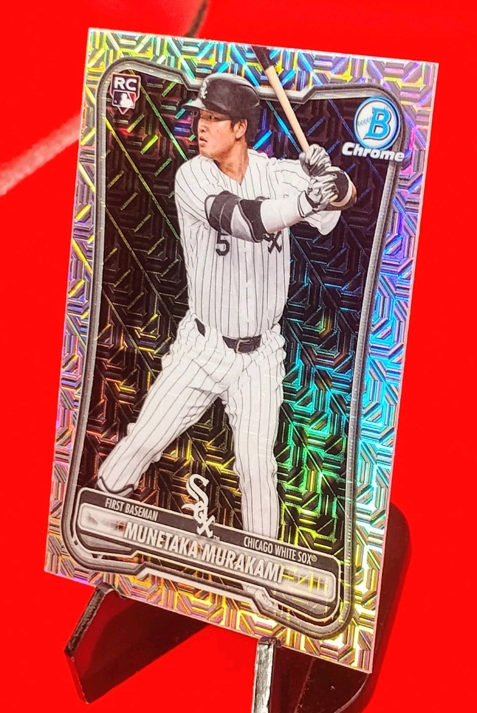 Munetaka Murakami 2026 Bowman Chrome RC #9 Rookie Mojo Refractor White Sox ROTY?