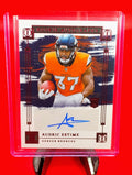 Audric Estime 2024 Impeccable Football  Auto /75 Denver Broncos #RA-AEE Rookie
