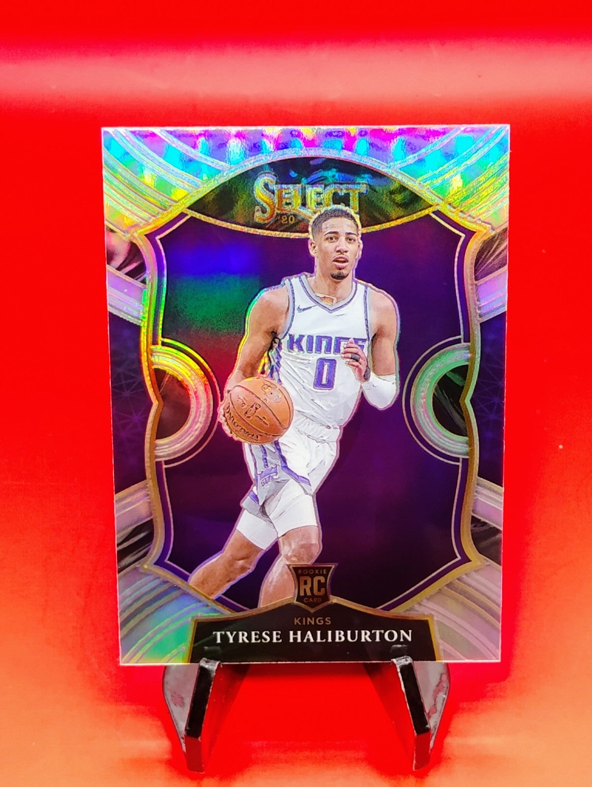 Tyrese Haliburton 2020-21 Panini Select Concourse #72 Silver Prizm Pacers RC 💎
