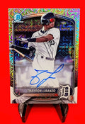 Thayron Liranzo 2025 Bowman Chrome #BMA-TL  Mega Mojo Auto - Detroit Tigers 🔥