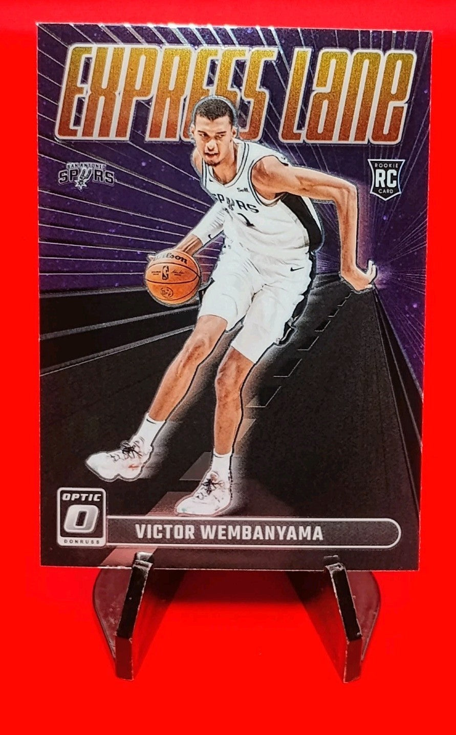 Victor Wembanyama 2023-24 Panini Donruss Optic Express Lane #8 Rookie Insert👽🔥