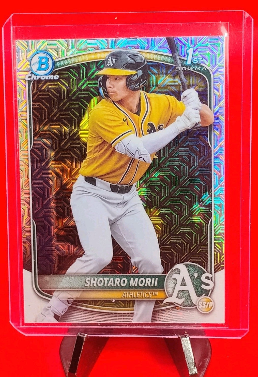 Shotaro Mori 2025 Bowman Chrome 1st Bowman # BCP-170 Mega Box Mojo Refractor  🔥